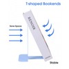 Honagu Bookends, Metal Book Ends, Bookends for Shelves, Book Holder