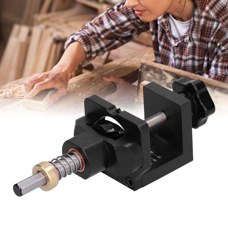 Hinge Hole Punch Locator Cabinet Hardware Drilling Guide Jig Woodworking