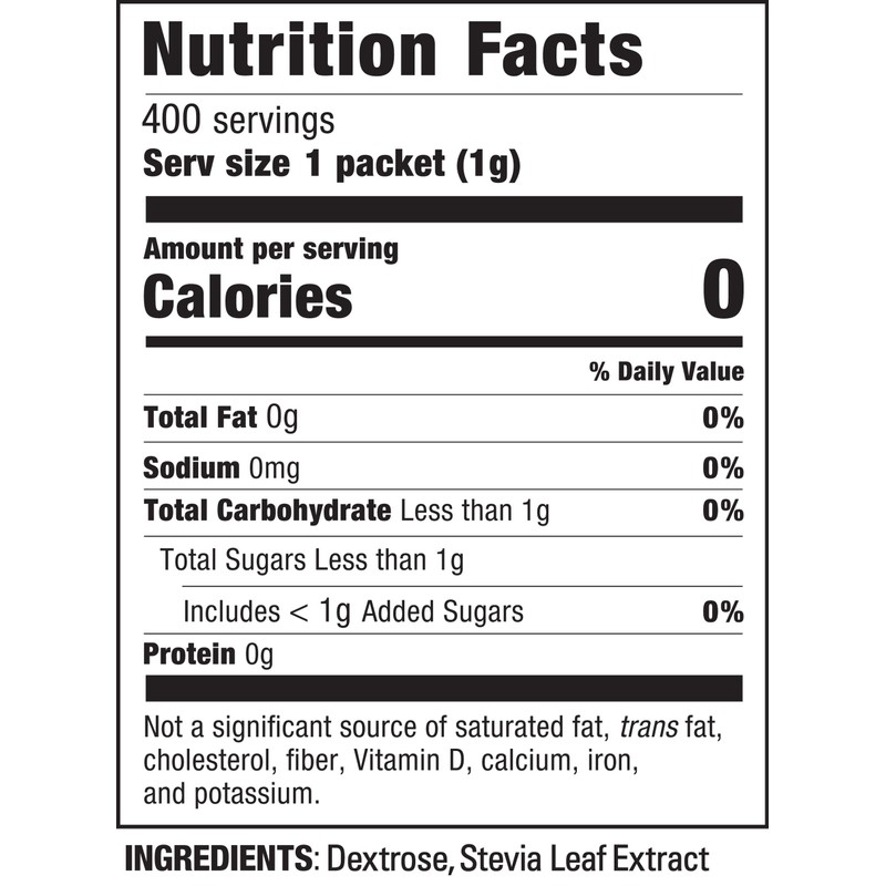 Stevia In The Raw, 400 Count Box