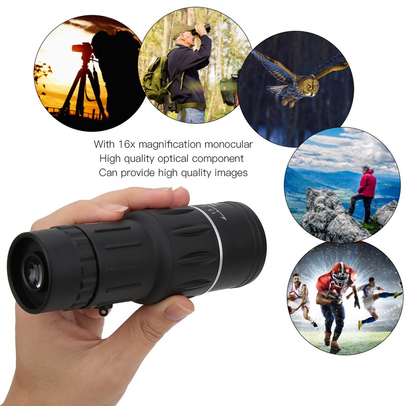 16x52 Waterproof Monocular Outdoor Handheld Viewing Concert Telescope Clear Imaging