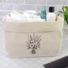 Large 'Tied Flower Bouquet' Canvas Organiser/Storage Bag (OR00033129)