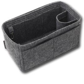 Purse Organizer Insert for handbags, bag organizer for tote with 8 Pockets & Key Hook, Perfect for Speedy Neverfull Bag Insert contains 6 Sizes in 10 Colors