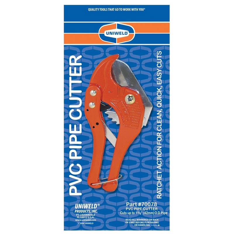 Uniweld 70078 PVC Ratchet Pipe Cutter