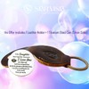 STAR VISTA Sparrow Leather Keychain, Pocket Hug Token, Long Distance