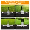10 Inch Griddle Spatula Holder Magnetic Design, Stainless Steel Grill