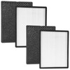 2 Packs Alexapure Breeze Filter Replacement Set Compatible with AP-B102,