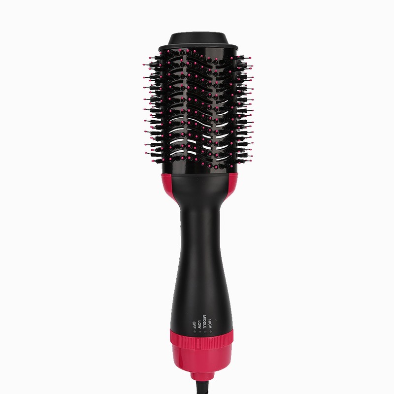 MultiFunctional Hair Dryer Blowing Comb Adjustable Hair Straightening Curler Styling