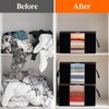 Lifewit 4 Pack Large Clothes Storage Bags Boxes with Lids,