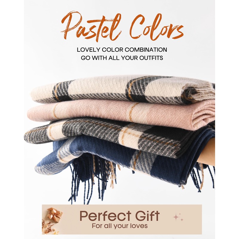 FURTALK Pashmina Scarf Women Shawls Wrap Ladies