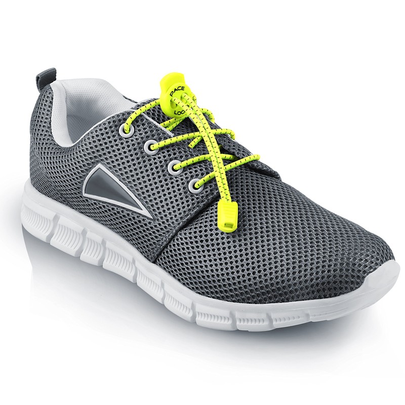 ALPHAPACE Pace Locks Elastic Shoelaces, No-Tie Laces, Slip-On Quick Release