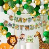 Seyal® Jugle Safari Happy Birthday Banner