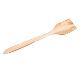 Lipper International Olive Wood Spatula for Cooking, Mixing, and Serving, 14" Long