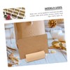 jojofuny 10Pcs Rustic Wooden Place Card Holders Elegant Memo Clips