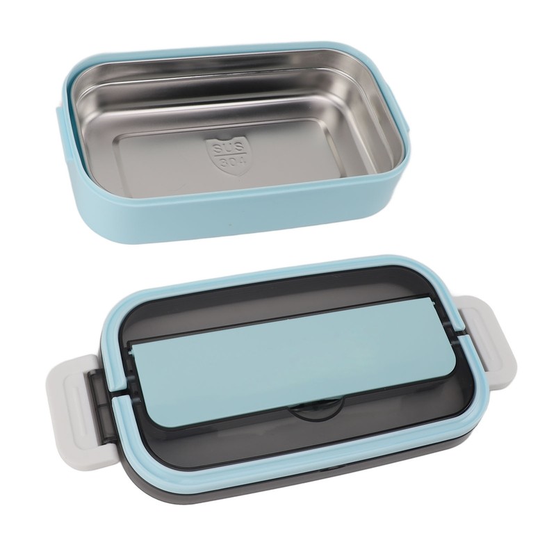 304 Stainless Steel Bento Box Adult Lunch Box Single Layer