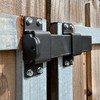 ANISUN Heavy Duty Security Slide Gate Latch with Padlock Hole