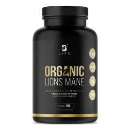 Hongo Melena De León Orgánico De 180 Cápsulas. B Life Sabor Sin sabor