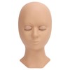 Lash Mannequin Head Soft Silicone Replaced Eyelids Mannequin Head for