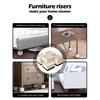 Furniture Risers, Tclouda Bed/Sofa/Desk/Table/Chair Leg/Fridge Lifts to 1.5, 3 and