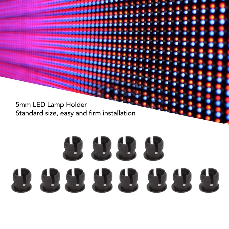 LED Light Mounting Brackets, 200 Pieces 5 mm LED Holder