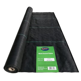 MTB 4 Ft Width by 150 Ft Length Landscape Fabric, Woven Weed Barrier, PP Black