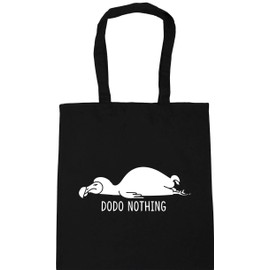 Hippowarehouse Dodo nothing Tote Shopping Gym Beach Bag 42cm x38cm, 10 litres