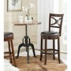 Safavieh Home Collection Santino Espresso 29-inch Bar Stool