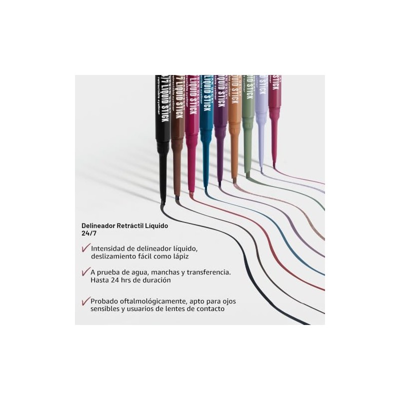 Urban Decay, 24/7 Liquid Stick Retractable Liner, Delineador de Ojos