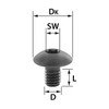 ENT 00631 Replacement Torx Chiping Screw M4 x 6 mm,