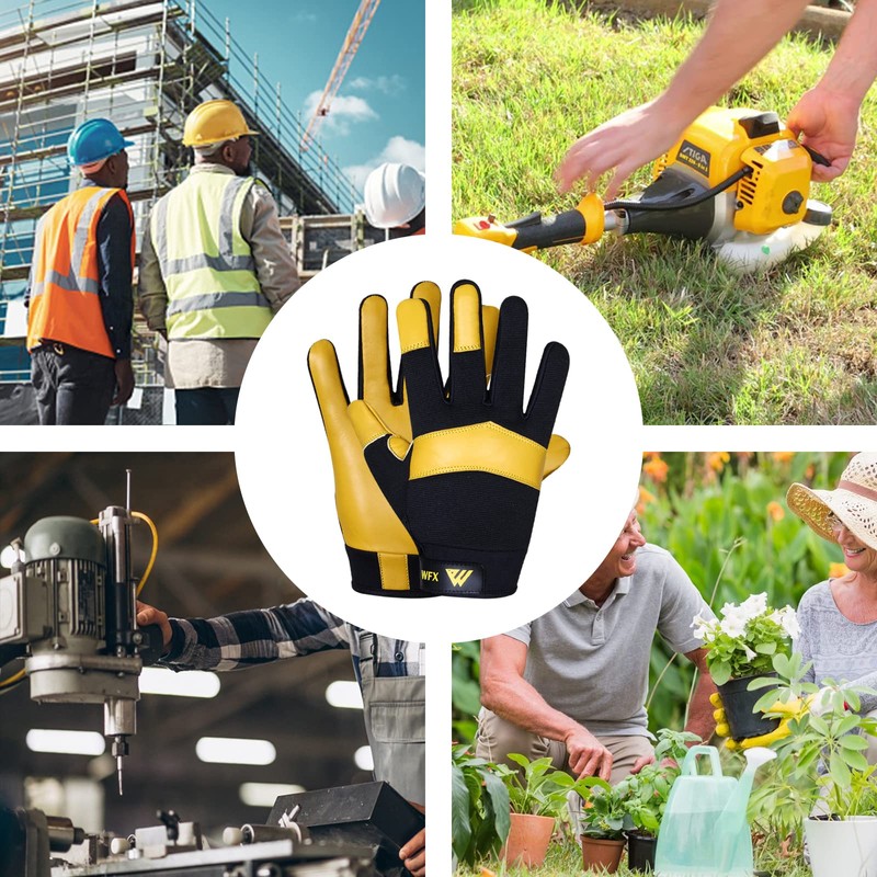 WFX Gardening Working Gloves Garden Thorn Proof Flexible Heavy Duty