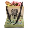 Big Five Proudly South African Wildlife on Africa Colors Tote