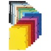 Exacompta 55500E Portfolio Folder Manila Cardboard Elastic Band 3 Flaps