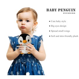 Ice King Bear Baby Penguin Plush Toy - Cute Stuffed Animal - 8 Inch Tall