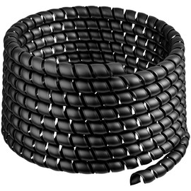 ANCIMOON Hydraulic Hose Protector, 3/4" OD x 25' Length Spiral Wrap