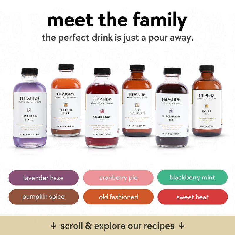 HipStirs Lavender Haze Syrup | Real Ingredients Make Our Luxurious