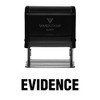 Evidence Self Inking Rubber Stamp (Black Ink) - X-Large 2