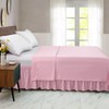 FreshCulture Full Bed Skirt, Elastic Wrap Around Bed Skirt Full