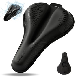 Bike Seat Cushion - Bike Seat Cover for Men & Women Comfort, Bike Cushion for Narrow Bike Seat, BMX, MTB & Road, Bicycle Seat Cushion Fit for Peloton, Spin and Stationary Bike, Indoor Outdoor Cycling