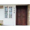 House Address Number, 5.5 Inch, Solid Cast Iron Metal Door