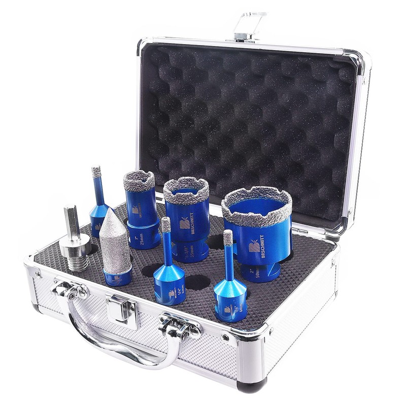 Diamond Core Drill Bit Set for Porcelain Tile Ceramic Marble