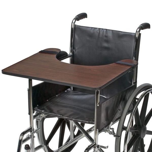 DMI Wood Wheelchair Lap Tray, Table, 1 Count, FSA and HSA Eligible