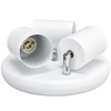GU10 Ceiling Spotlight Holder 3 Head Rotating Lamp Base Fixture
