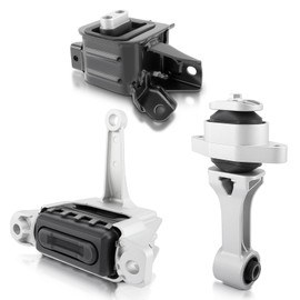 AUTOKAY 21830-AA200 21810-AA000 21950-F2000 Engine Mounts & Automatic Transmission Mount Fits for Hyundai Elantra 2.0L 2021 2022 2023 -Set of 3