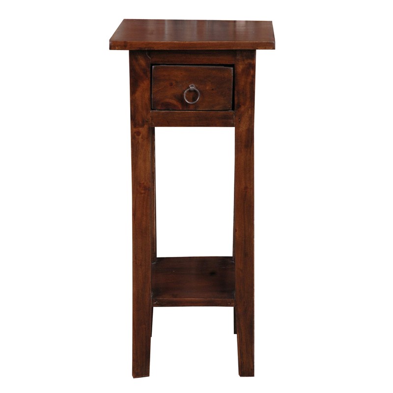 Sunset Trading Cottage Narrow Side Table with �Java CC-TAB1792S-OJ