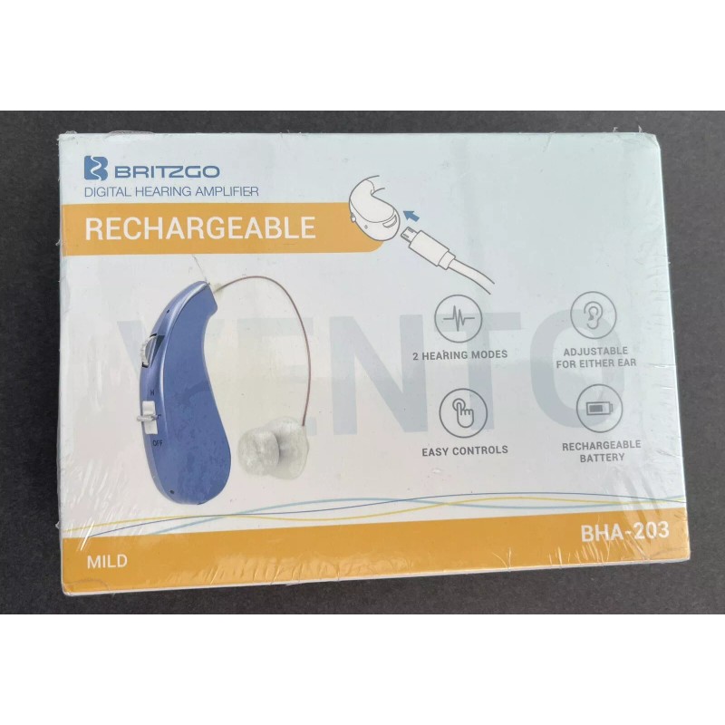 Britzgo Rechargeable Digital Hearing Amplifier Britzgo bha-203