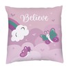 Kids Unicorn Throw Pillow - 18" x 18" - Double-Sided
