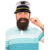 Captain Hat for Marine Costume Sailor Captain Hat Adjustable for