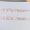 24PCS Ombre Press on Nails - Short Square False Nails
