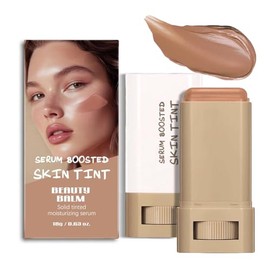 Gecomo Base Maquillaje Barra Beauty Balm Serum Boosted Skin Tint Color Sólido Hidratante Contorno Facial Mujer Acabado Natural