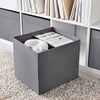 IKEA Drona Box, Dark grey33x38x33 cm (Grey, 6)