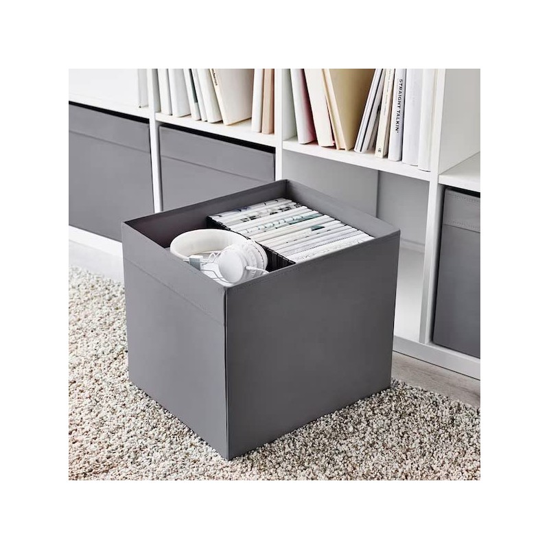 IKEA Drona Box, Dark grey33x38x33 cm (Grey, 6)